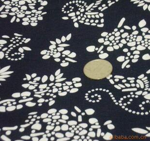 蓝印花布*纯棉平纹*幅宽150cm*蝴蝶图案