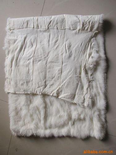 9张12张各种颜色兔皮褥子
