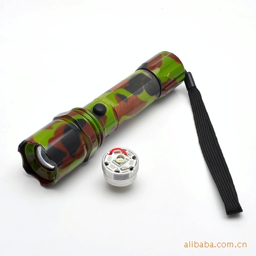 美斯乐045迷彩铝合金手电筒