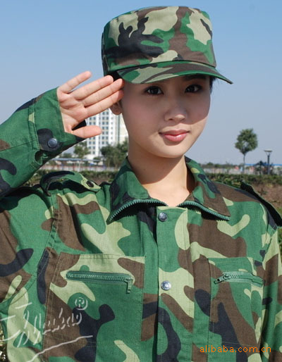 专业订做优质高强抗菌防臭军绿色陆军丛林迷彩服作训服