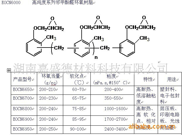 高速发展而开发的一种多官能团缩水甘油醚型环氧树脂,分子结构式如下