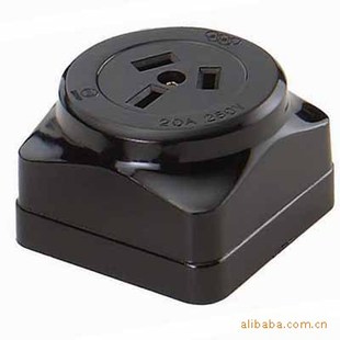 wja-1320a 全电木明装插座250v 20a三插明装插座