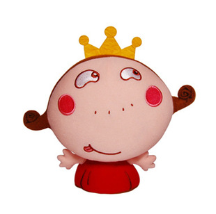 批发原创动漫品牌 卷卷公主俏皮表情公仔 送朋友 送小孩