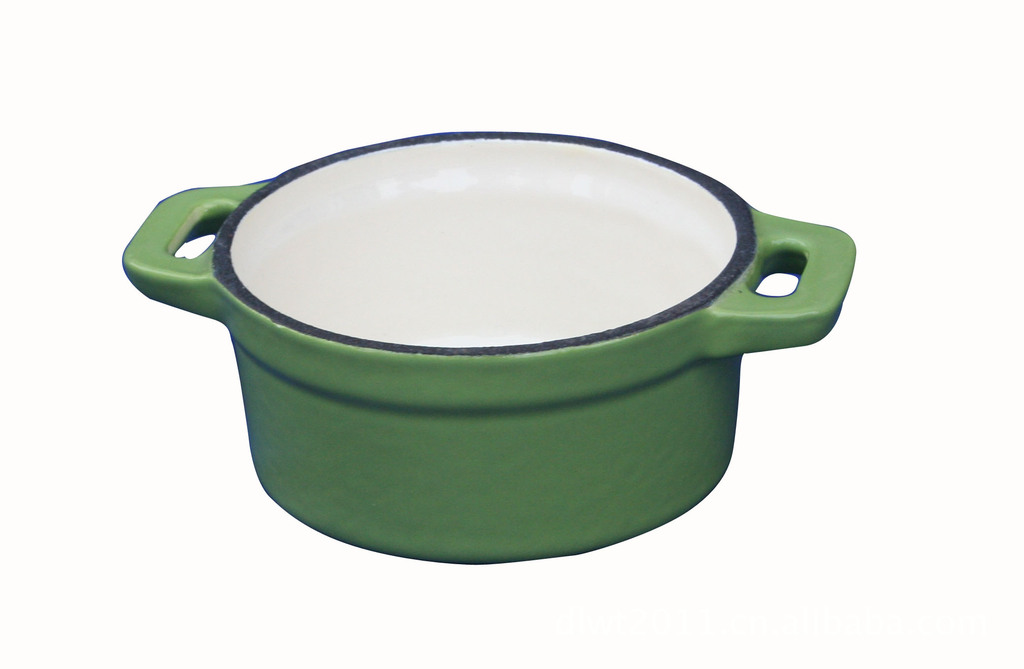 铸铁搪瓷锅 煎盘 烤盘 珐琅锅 迷你锅