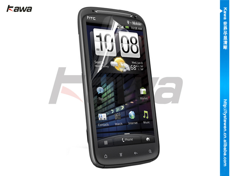 htc-sensation 4g 高清防刮 手机保护膜 可批发/定做/代工(oem)