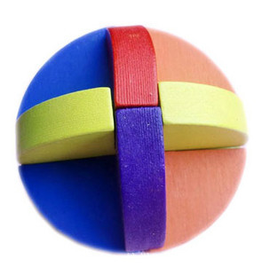 成人木制玩具 古典益智玩具 孔明锁鲁班锁 彩色鲁班球图片,成人木制