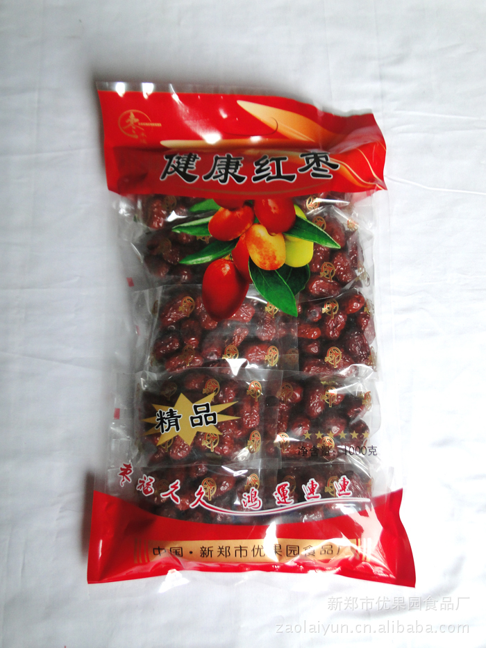 厂家直营1000g袋装精品健康红枣 河南新郑特产红枣