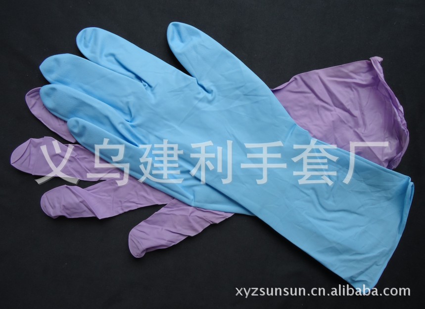 一次性手套 丁腈橡膠手套 藍色丁晴手套 醫用手套nitrile glove