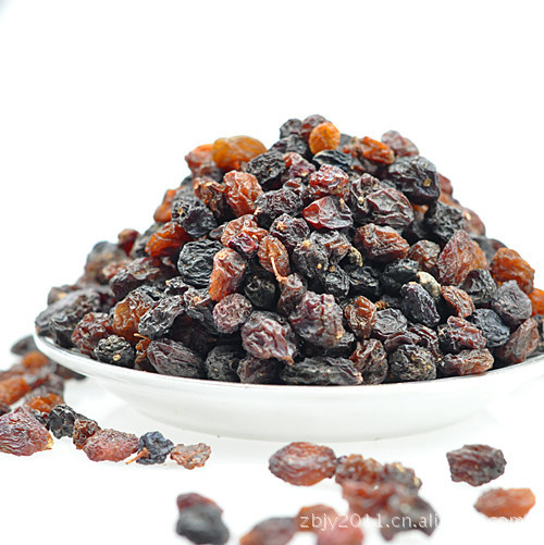 新疆特产 零食小吃 吐鲁番无核黑加伦野生葡萄干(250克)