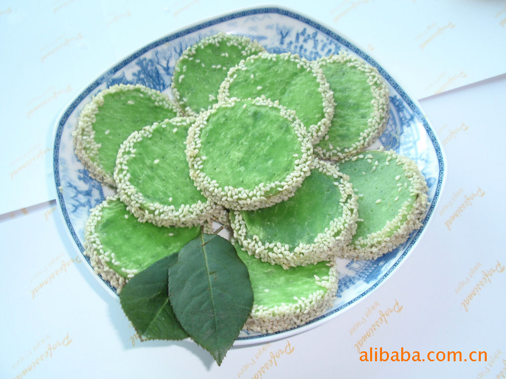 绿色粗粮-绿茶佛饼
