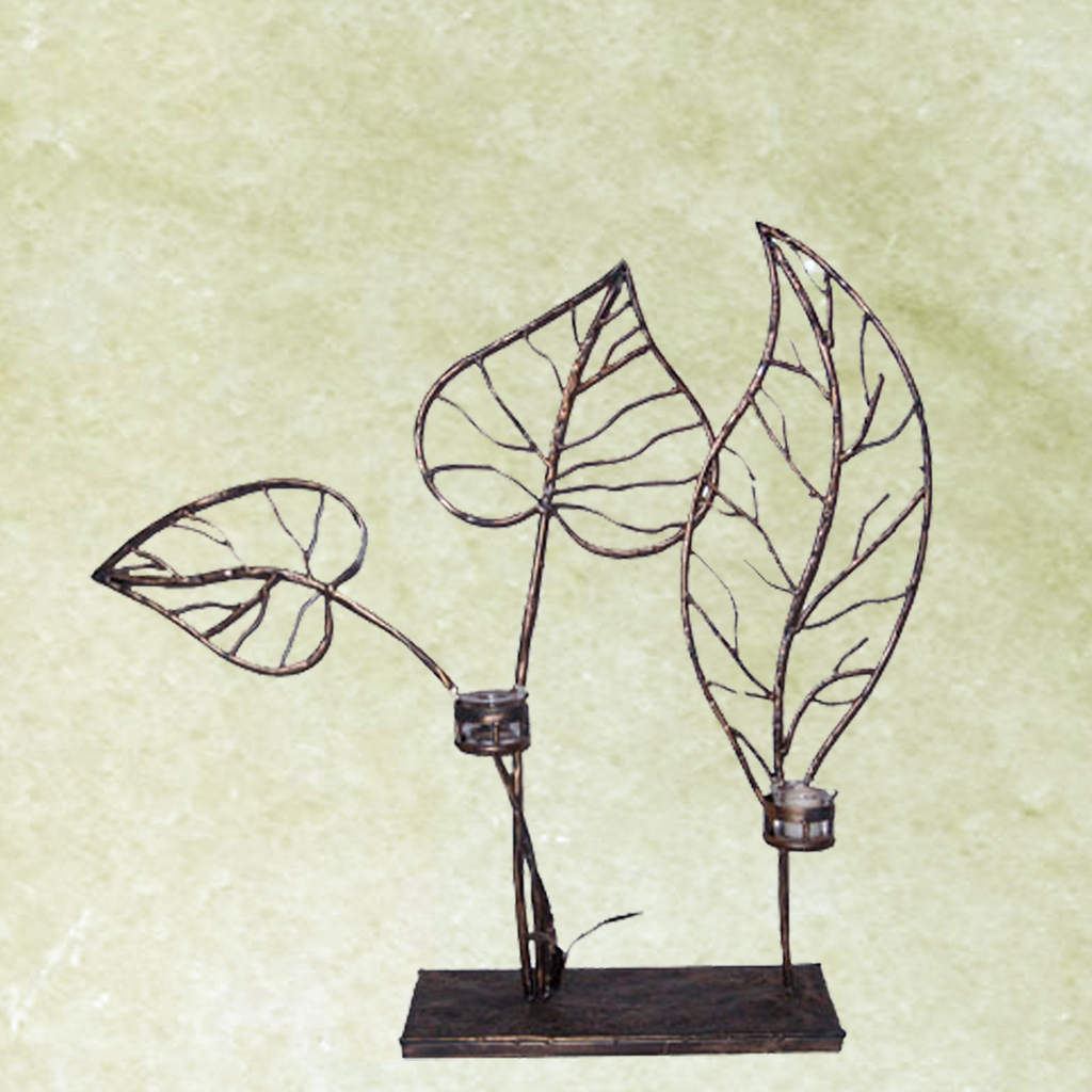 酒店装饰金属工艺品摆件《并肩》卓格铁艺b922d号艺术品