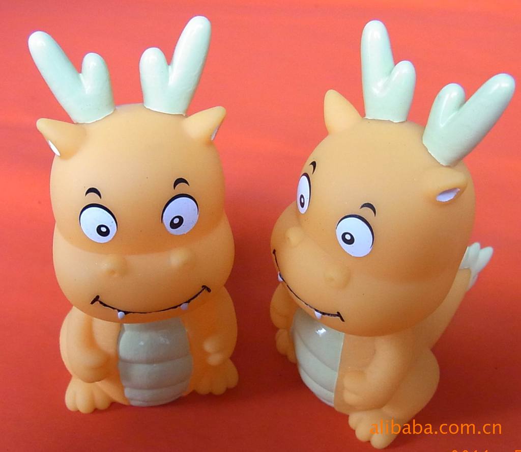 【供应pvc搪胶产品 十二生肖 龙】价格,厂家,图片,塑料,树脂工艺品