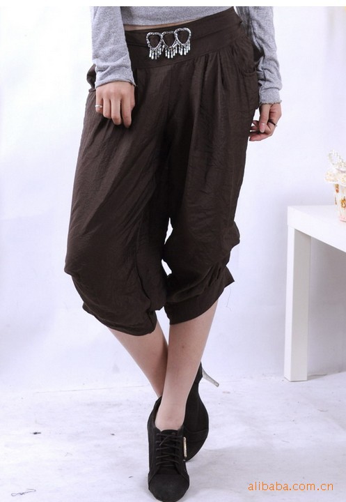 韩版新款马裤灯笼裤大码女式中裤 33.00,30.00元/条