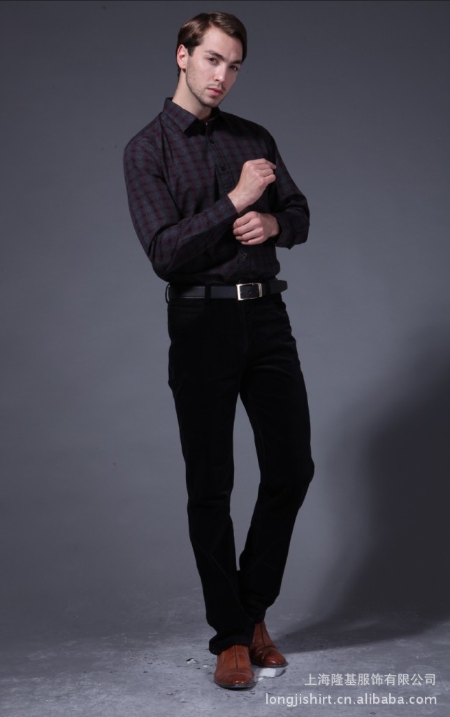 mks男士精品时尚休闲蓝白格子衬衫 98.00,95.00元/件