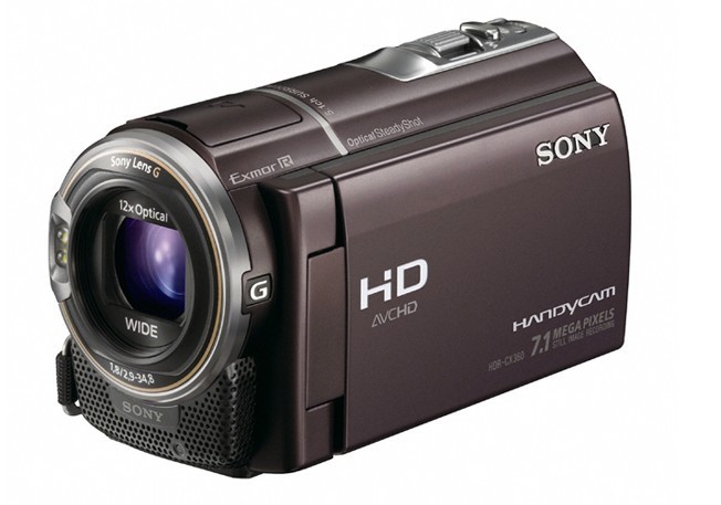 索尼hdr-cx360e标准配置的hd数码摄录一体机