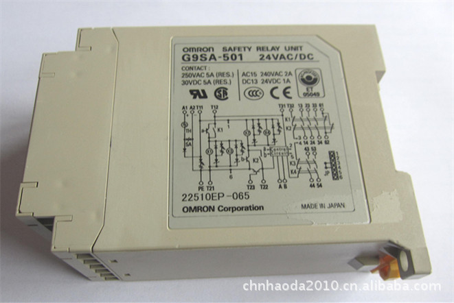 欧姆龙安全继电器单元 g9sa-501 24vac/dc