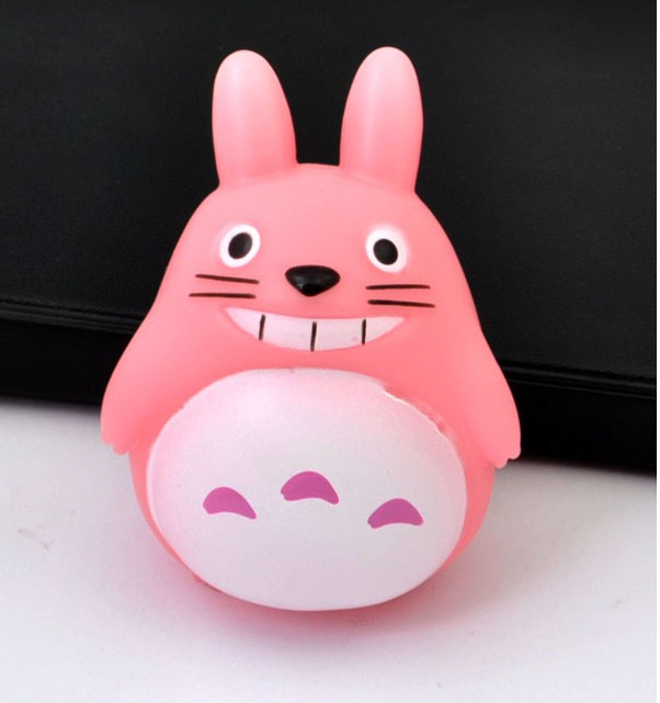 手机贴钻模型-pvc吸盘-粉红色龙猫