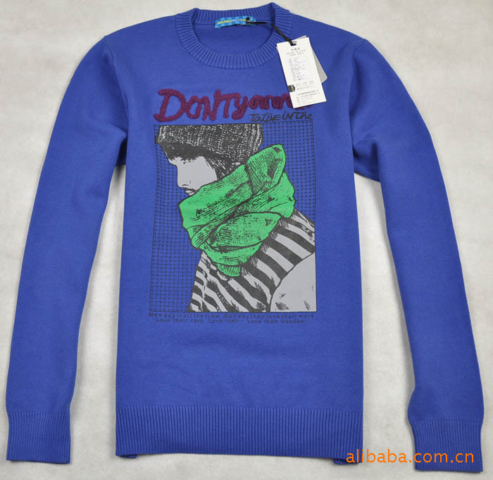 整款男装江南百羽厚款套头毛衣 毛衫 29.00元/件