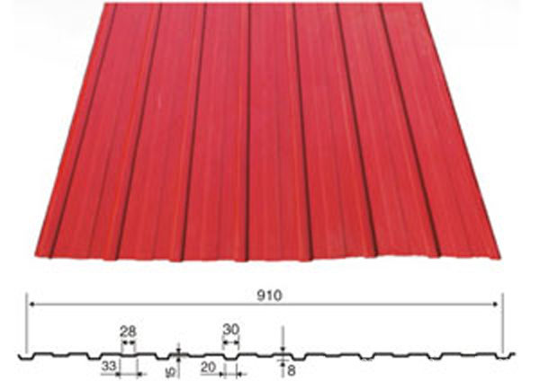 复合板彩钢瓦厂供应山东彩钢瓦屋面彩钢瓦910型彩钢瓦批发