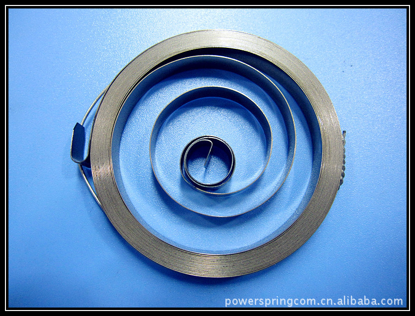 涡卷弹簧厂/供应电器类玩具牵狗器等收线用涡卷发条/s形发条