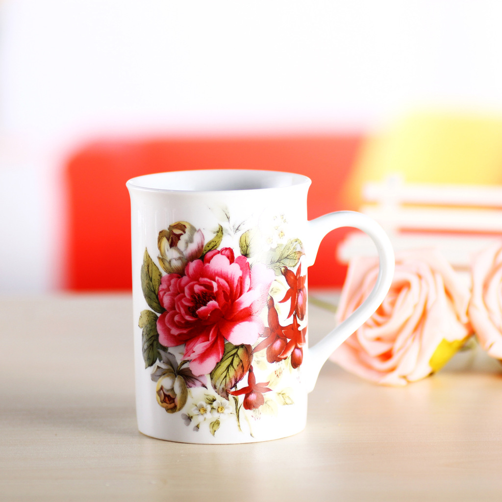 全瓷杯玫瑰法【德国konitz酷尼子】—高级贴花马克杯玫瑰系列 76.