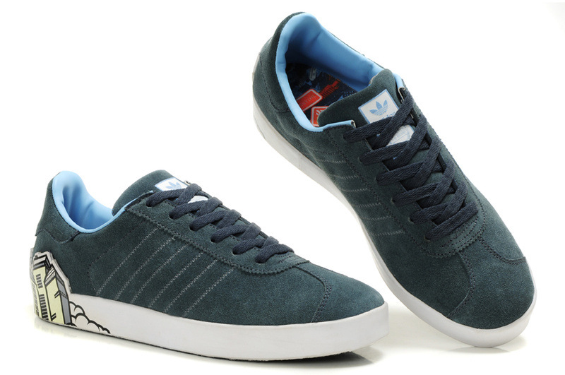 阿迪达斯adidas三叶草gazelle 2夜光城市男式限量反毛皮文化板鞋 165.