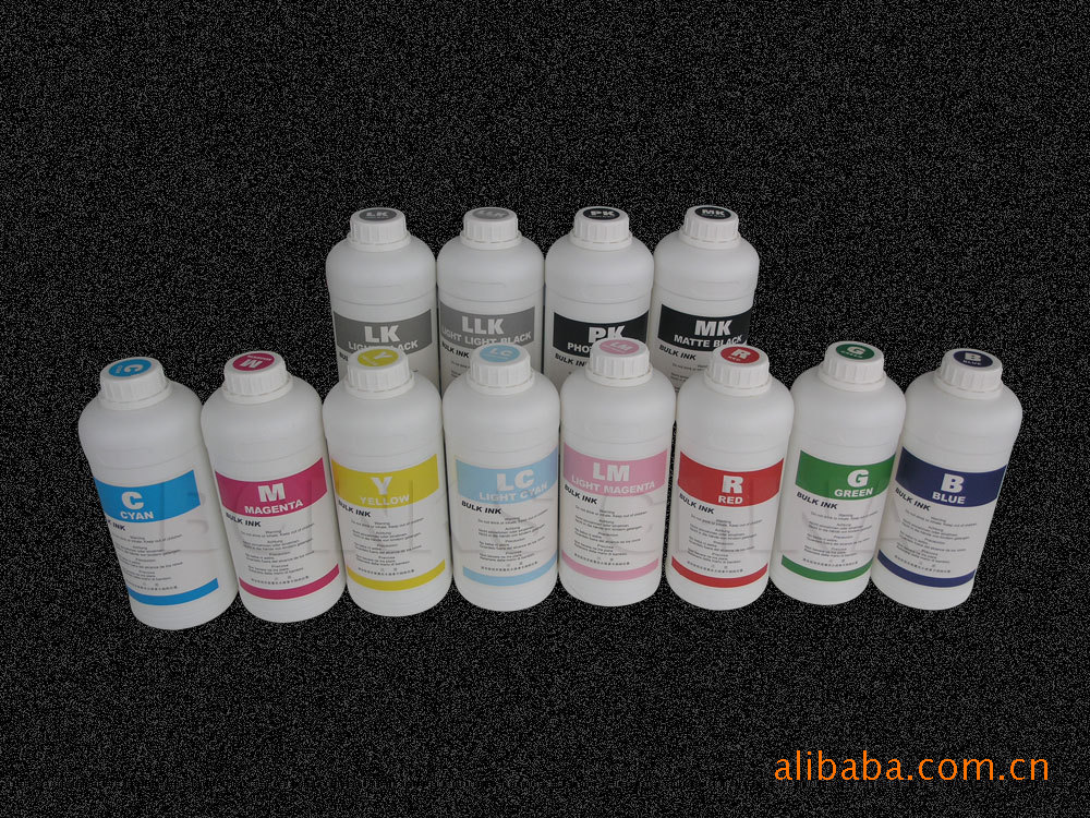 色彩绚丽 数码印花加工墨水 适用sc t5080