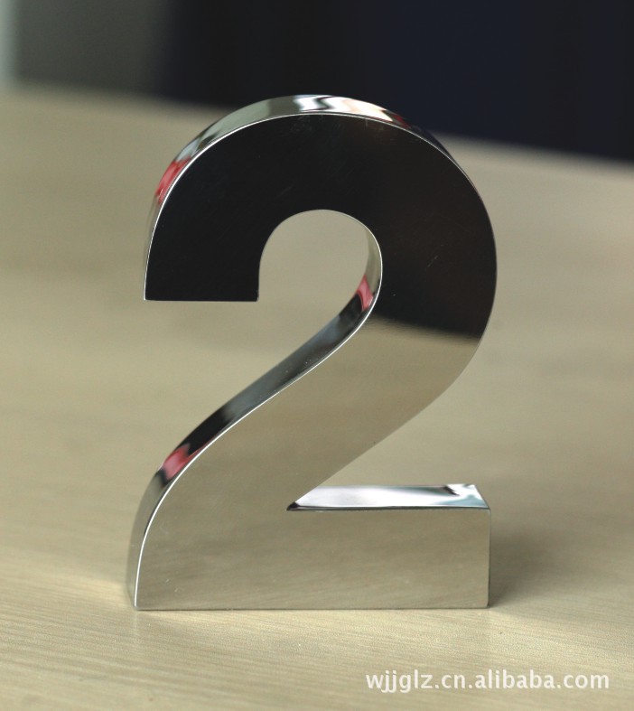 镜面不锈钢字图片_1