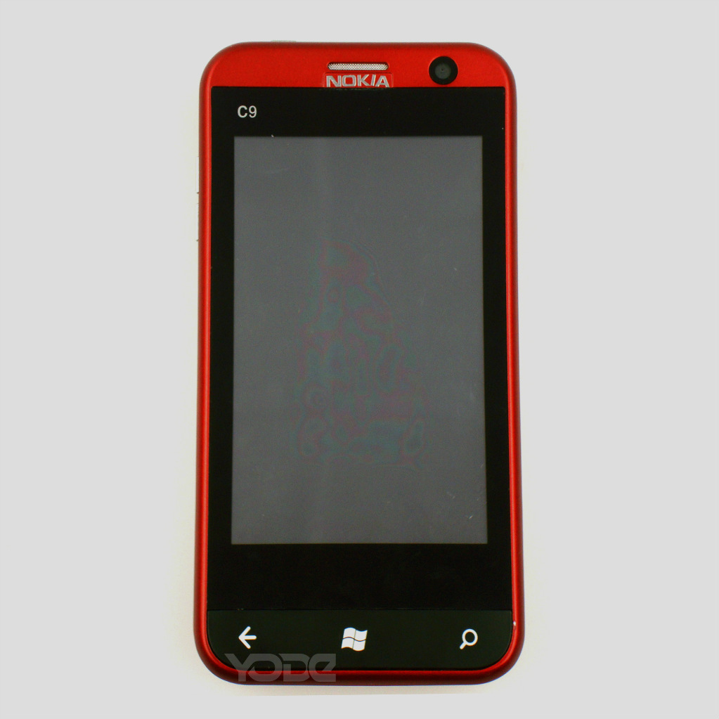 诺基亚 c9 高清晰双摄像头 双卡双待 电阻屏 触屏手机 红色