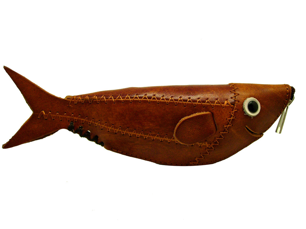 纯牛皮手工/真皮可爱小鱼/鲨鱼创意零钱包/挂件/配饰 钥匙包