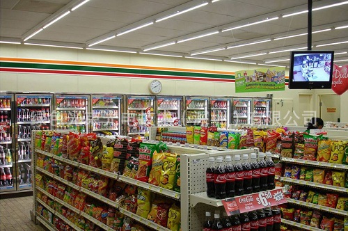1,大型连锁超市  7-eleven