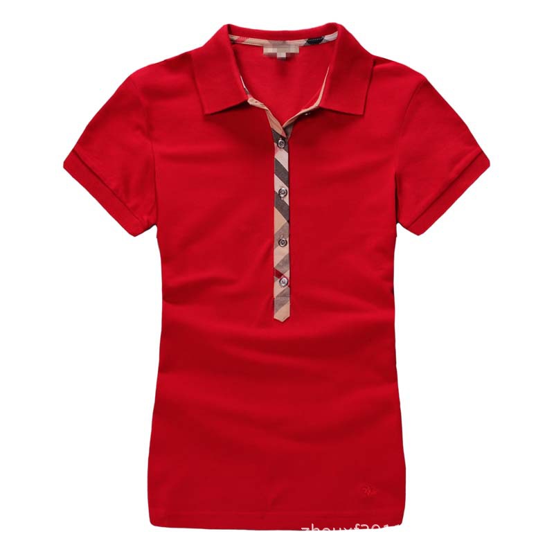 2013夏季新款 外贸正品burberry/巴宝莉短袖翻领女装t恤 polo衫