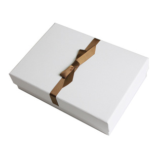 i上印 雅致纹路高档礼盒 淡雅珍珠白 礼服|丝巾|电脑 包装盒