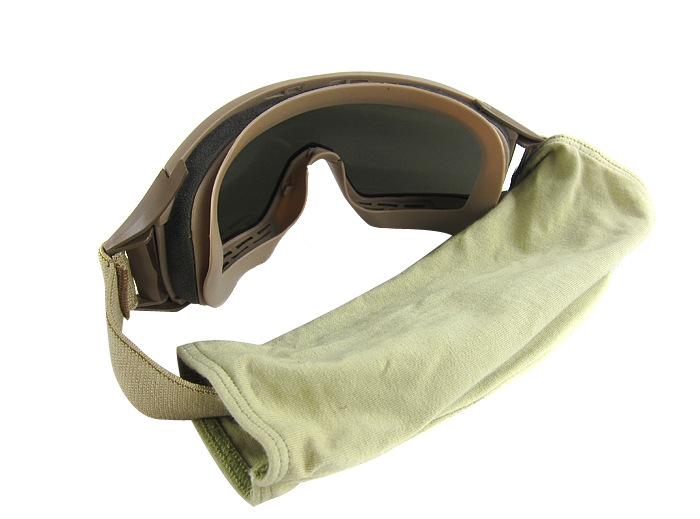 【专业供应】户外摩托车风镜 蝗虫风镜-卡其色