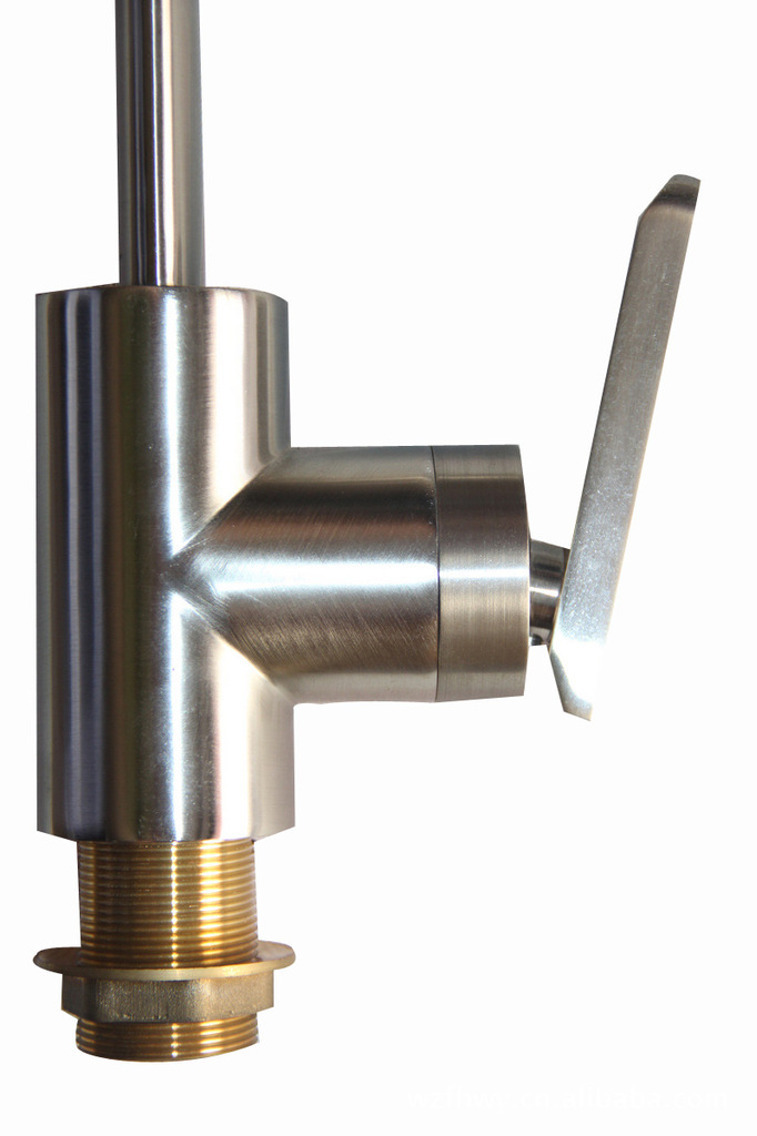 新款立式混水龙头 厨房单联式水龙头 扳手式水龙头