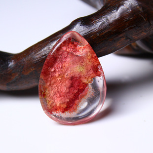 c-4天然红幽灵 珍奇景象红幽灵吊坠