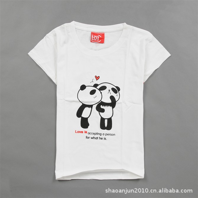 潮牌clot 小熊亲亲纯棉圆领短袖女款 热销中 9.50元/件