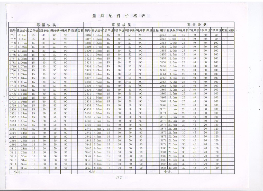 三丰合金划线爪 量具配件