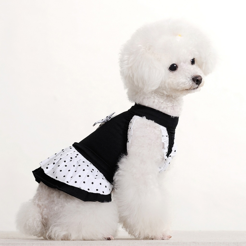 cheepet宠物服装 狗狗衣服 裙装 超弹力莱卡大蝴蝶结连衣裙