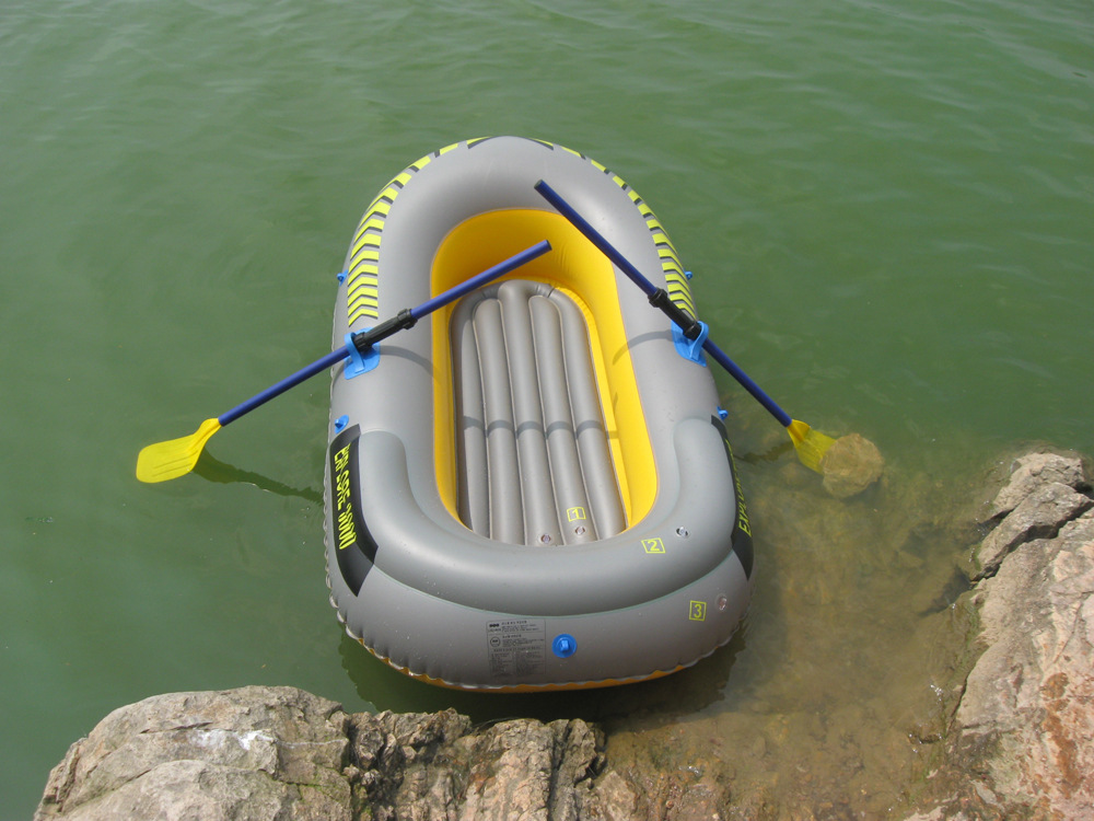 厂家现货)充气双人船 , pvc充气双人船 水上运动用品必备