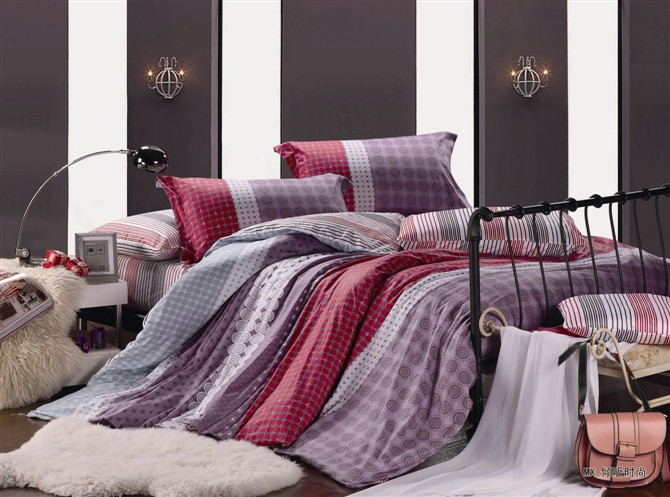 深圳床上用品厂家 oem定做 milabeier全棉活性四件套