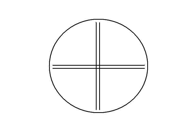 【双十字腐蚀刻划上色分划板】价格,厂家,图片,其他光学仪器,李劲松(