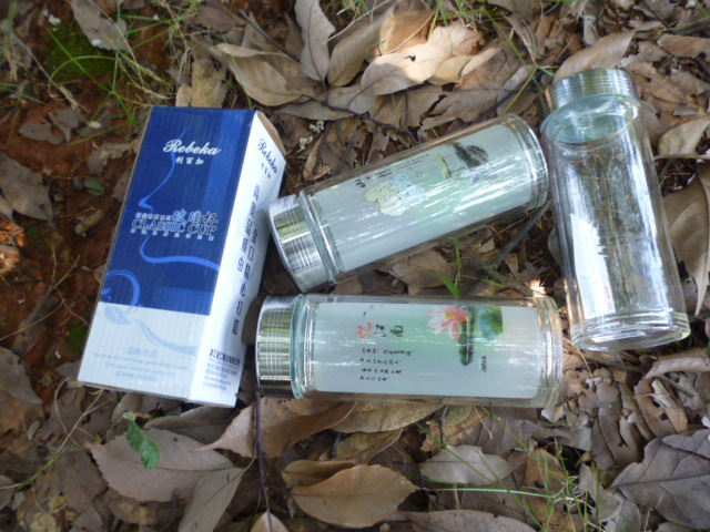 库存正品利百加牌双层厚底玻璃杯lb8187(金口生产)