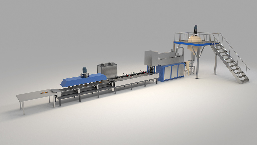 热熔压敏胶自动包装生产线(共挤型)