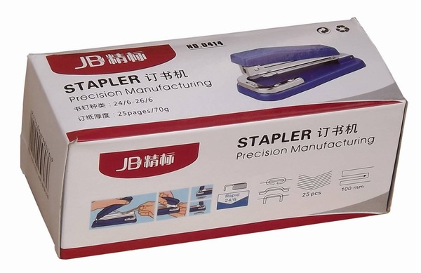 精标0414订书机可旋转,统一型四用订书机