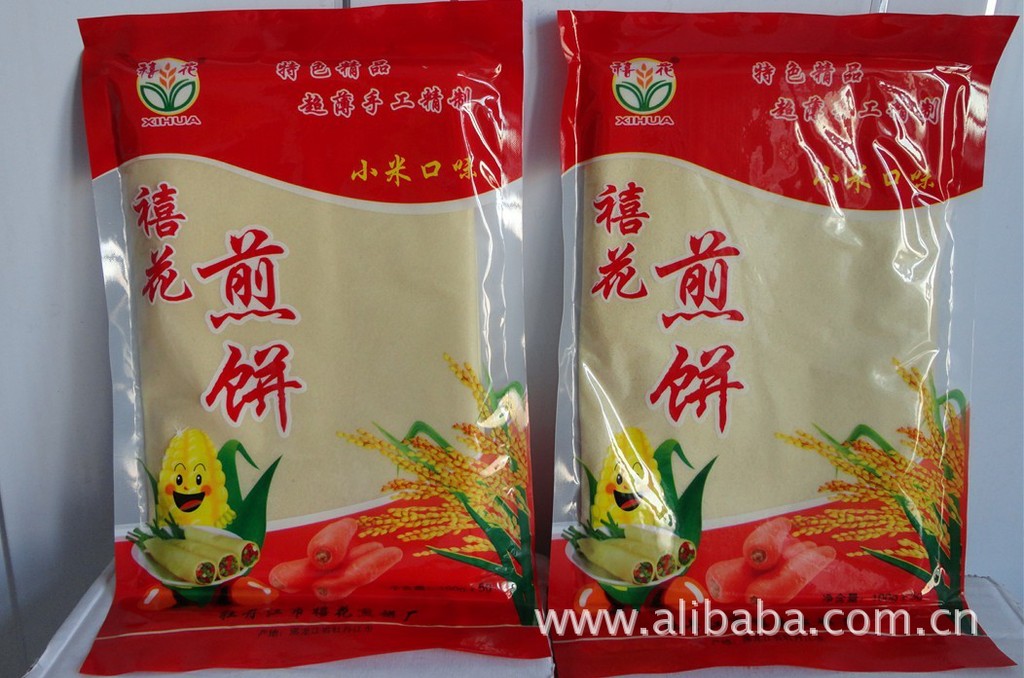 东北特产牡丹江禧花煎饼黑米口味