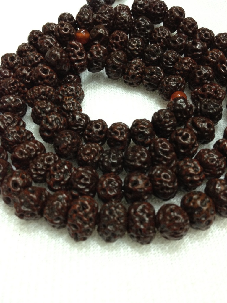 尼泊尔大天意菩提子 108颗大如意佛珠 念珠 手串