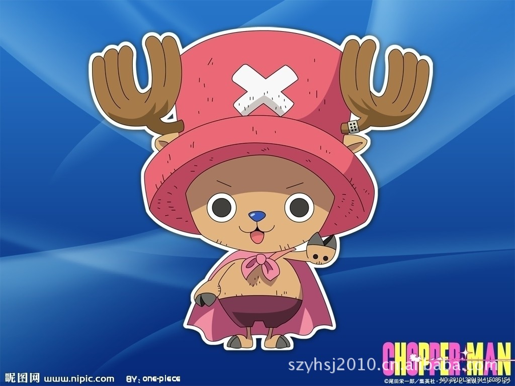 新款4cm pvc 公仔 乔巴动漫物公仔 厂家直销 淘宝热销