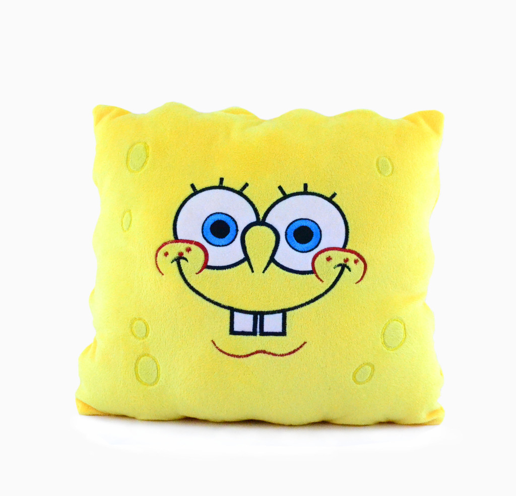 厂家直销 海绵宝宝 居家抱枕 沙发/办公室抱枕 四款表情