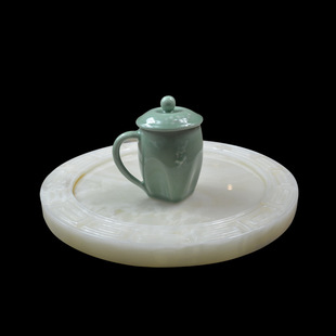 林韵青瓷 龙泉瓷天圆地方茶杯 青瓷茶具 ly525